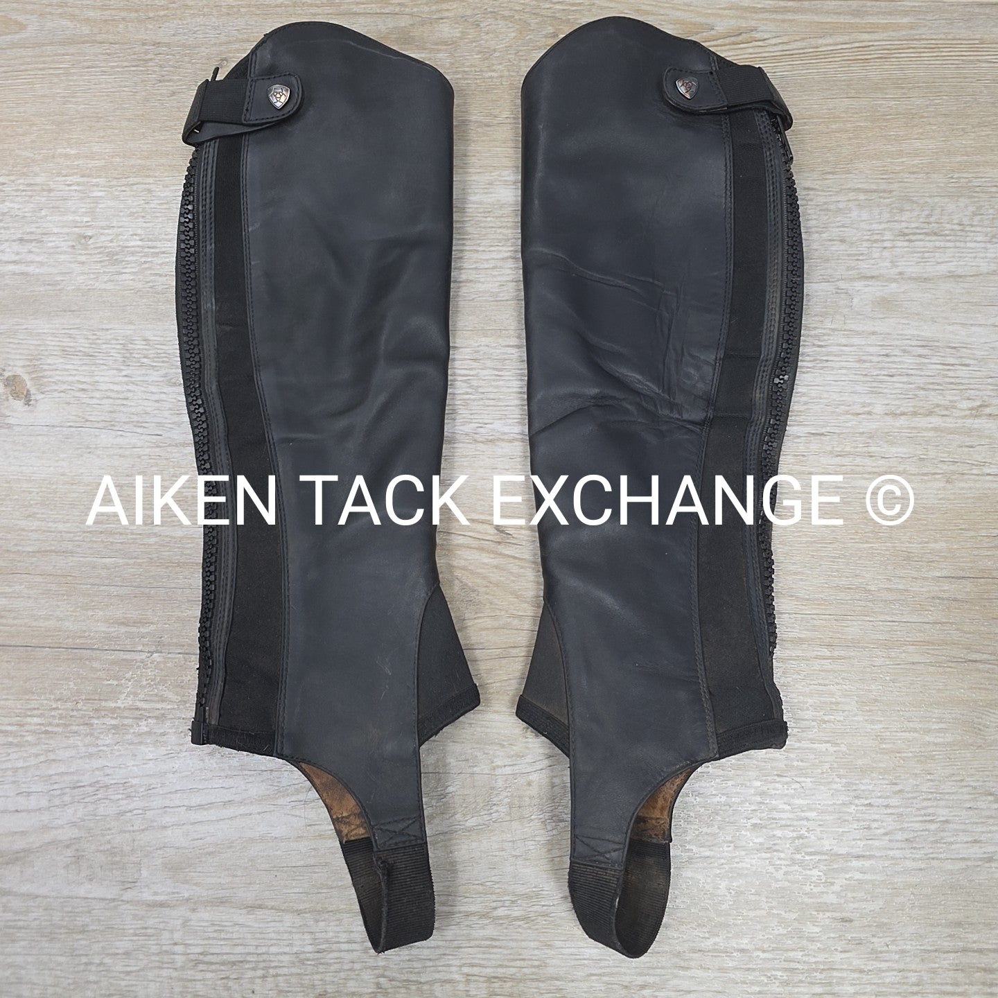 Ariat Close Contour Half Chaps, Black, Size S