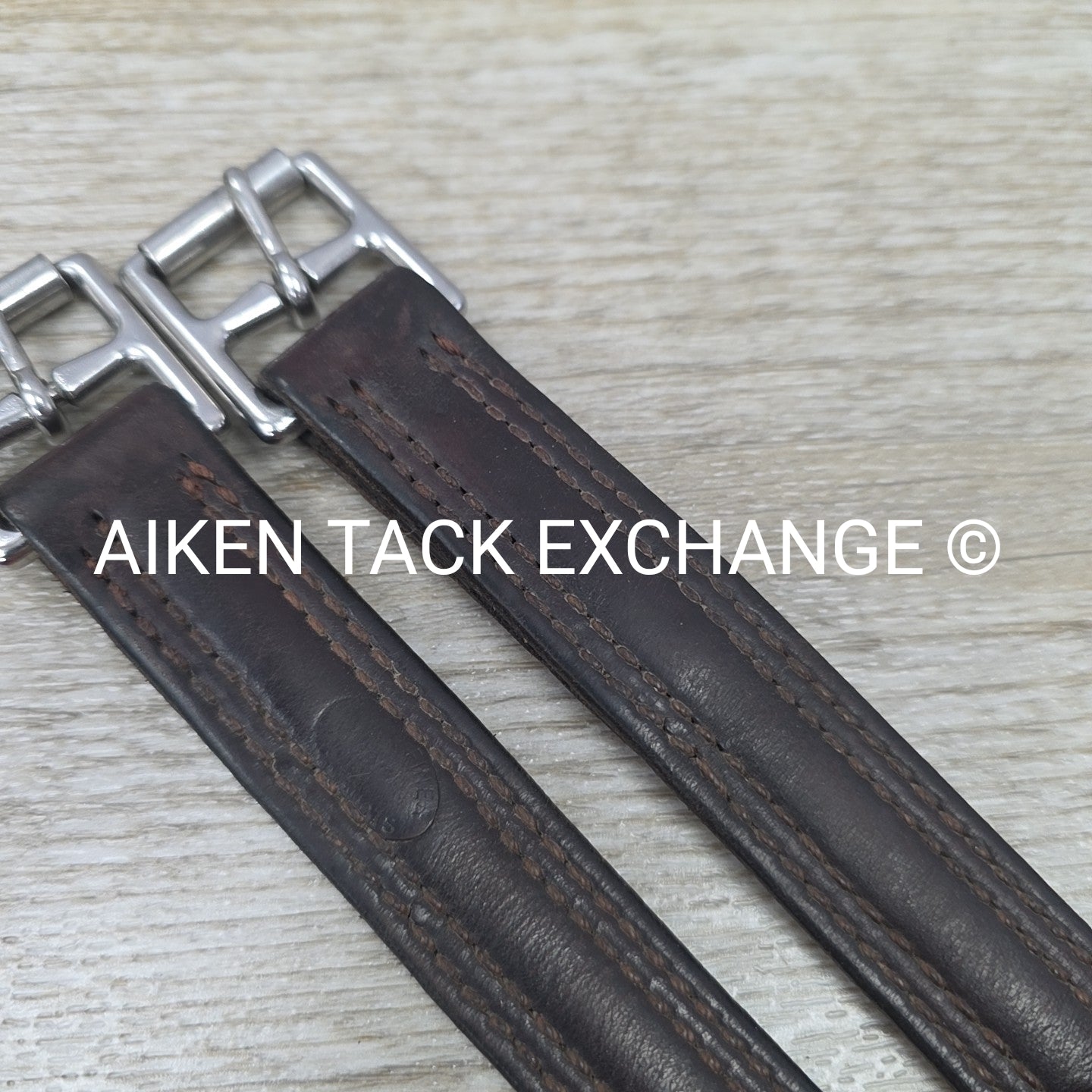 Nunn Finer Nylon Lined Stirrup Leathers, Brown, 50"