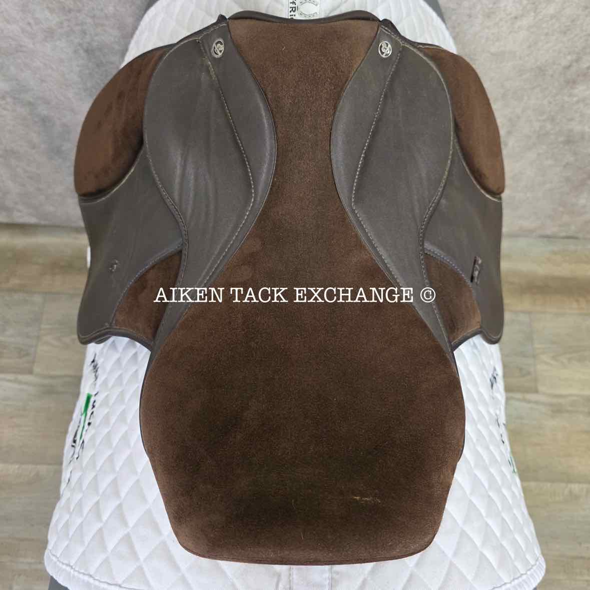 Thorowgood Synthetic All Purpose Saddle, 15.5" Seat, M/MW Tree, Wool Flocked Panels