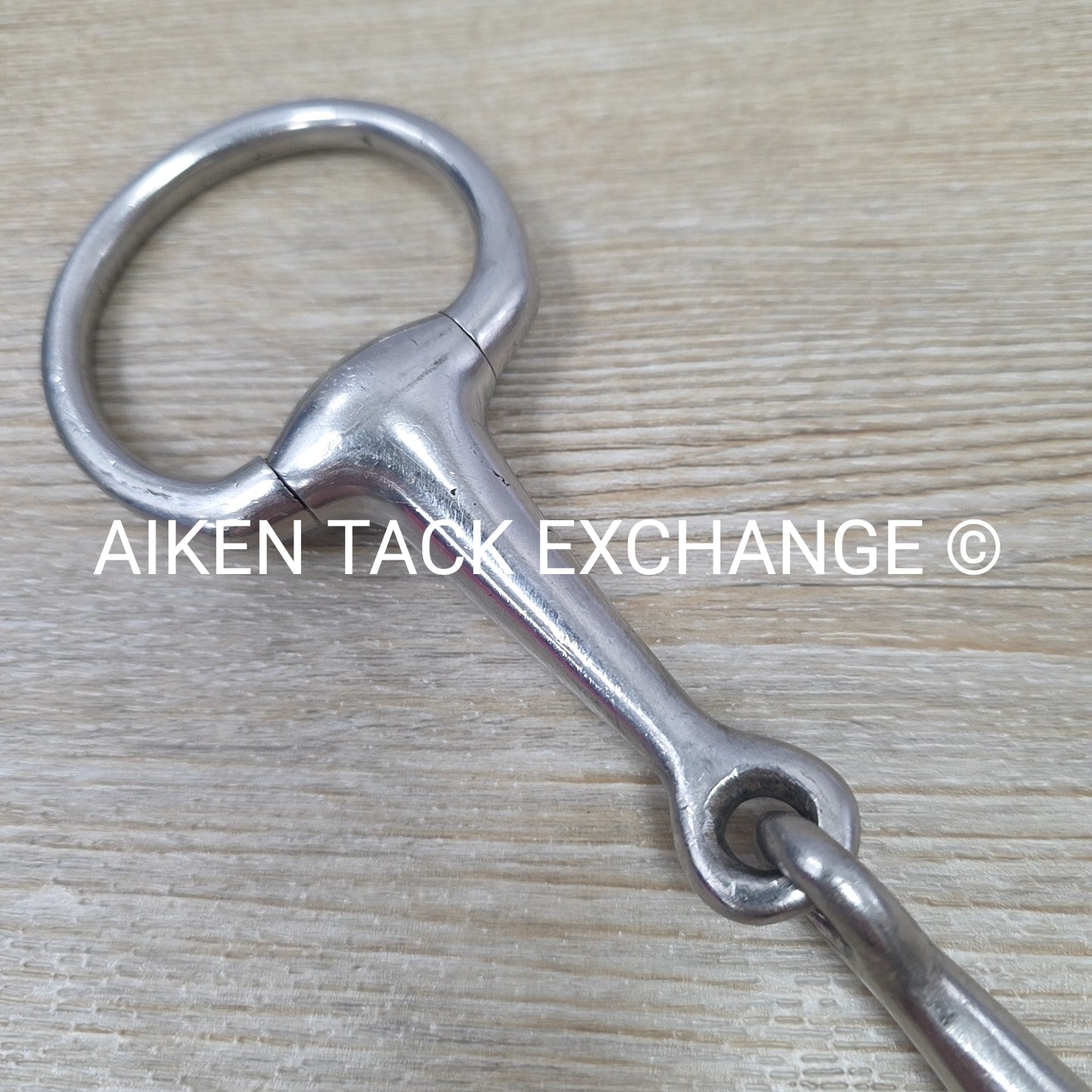 Single Joint Eggbutt Bradoon Bit 4.75"