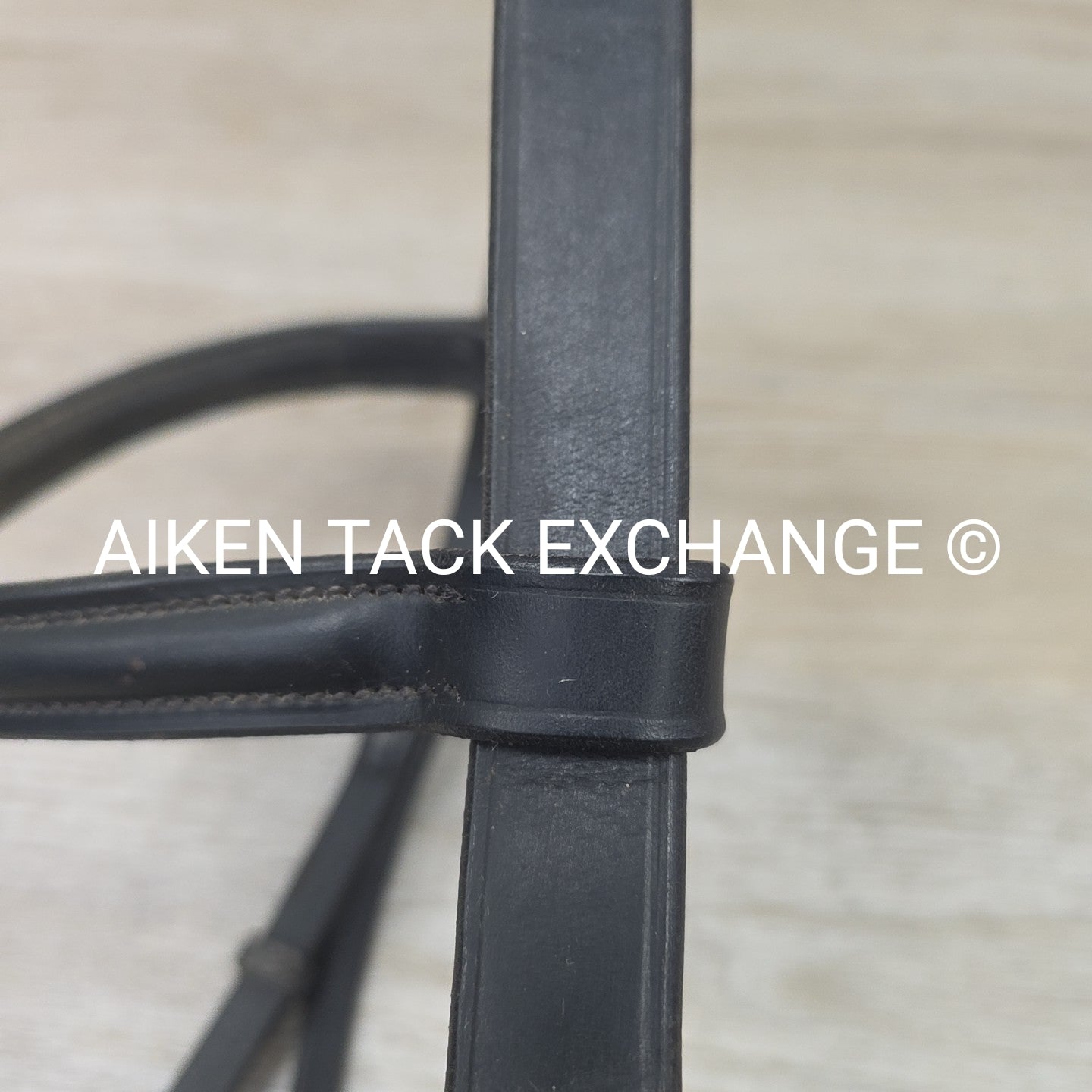 Collegiate Headstall with Zilco Hackamore, No Reins, Black, Size Full