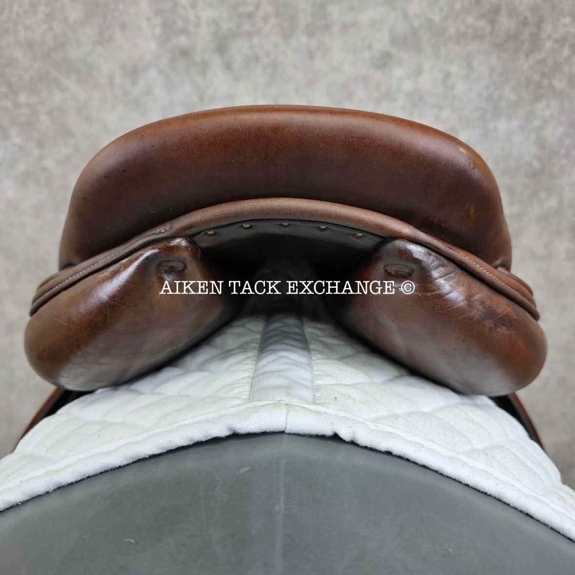 2005 Antares Close Contact Jump Saddle, 17.5" Seat - 3 Flap, Medium Wide Tree, Foam Panels, Full Buffalo Leather