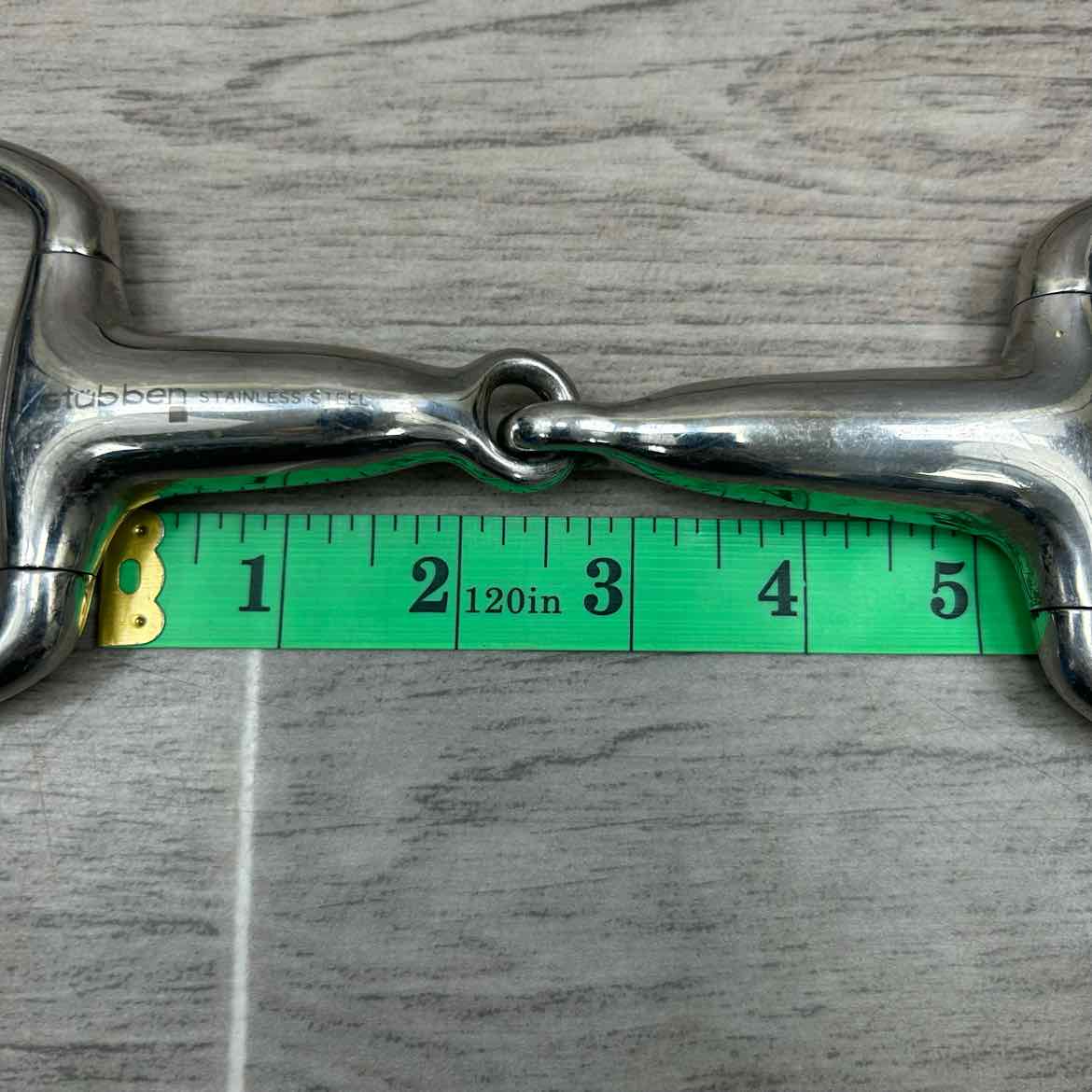 Stubben Hollow Single Joint Eggbutt Bit 5"