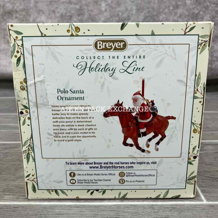 Breyer Polo Santa Ornament
