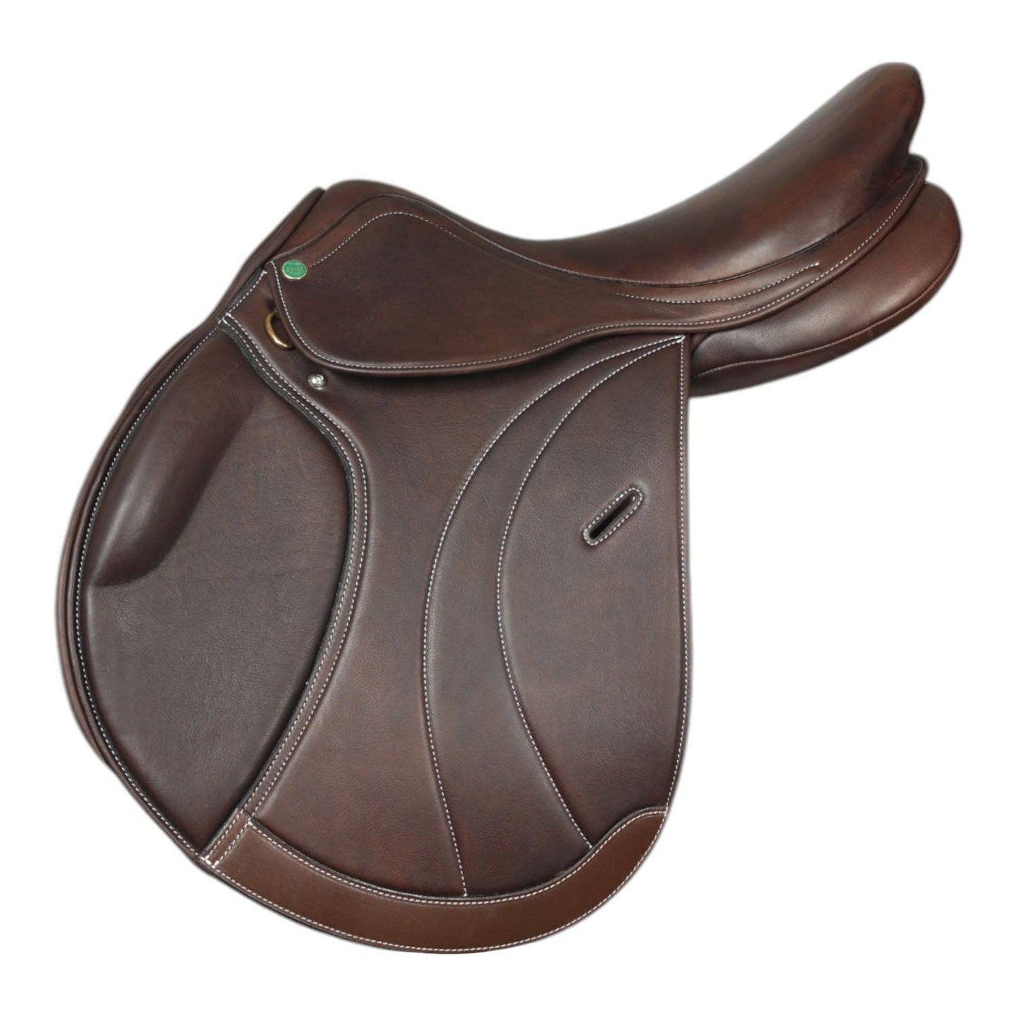Henri De Rivel Equipe H Close Contact IGP Flocked Saddle: Havana / 16.5