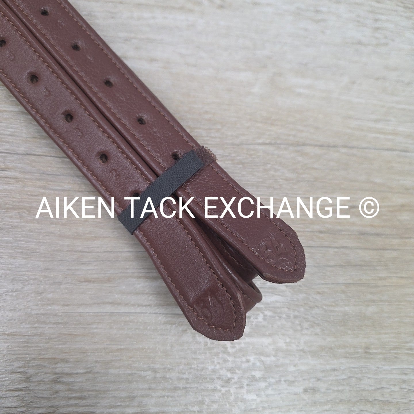 HDR Triple Covered Stirrup Leathers, Australian Nut, 54"