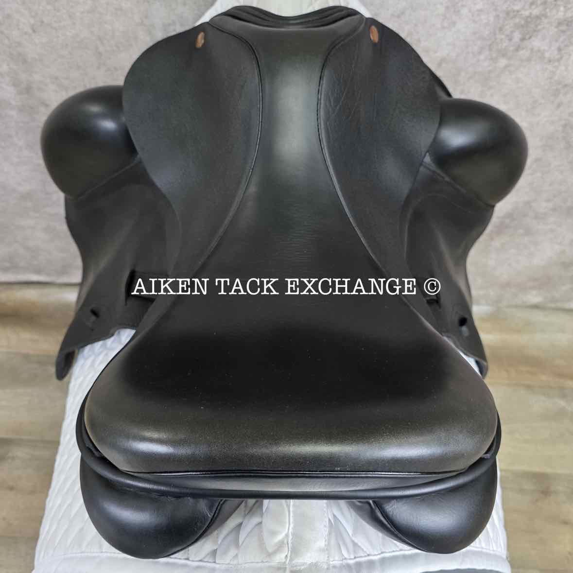 NSC Rhomeo Monoflap Dressage Saddle, 18" Seat, MW/W Tree, Wool Flocked Panels
