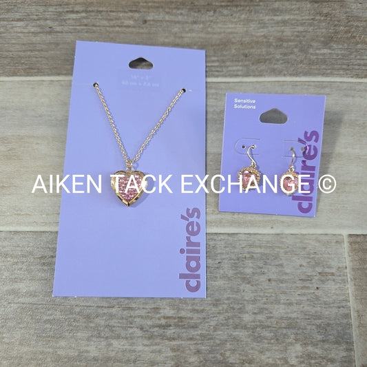 Claire's Necklace + Earring Set