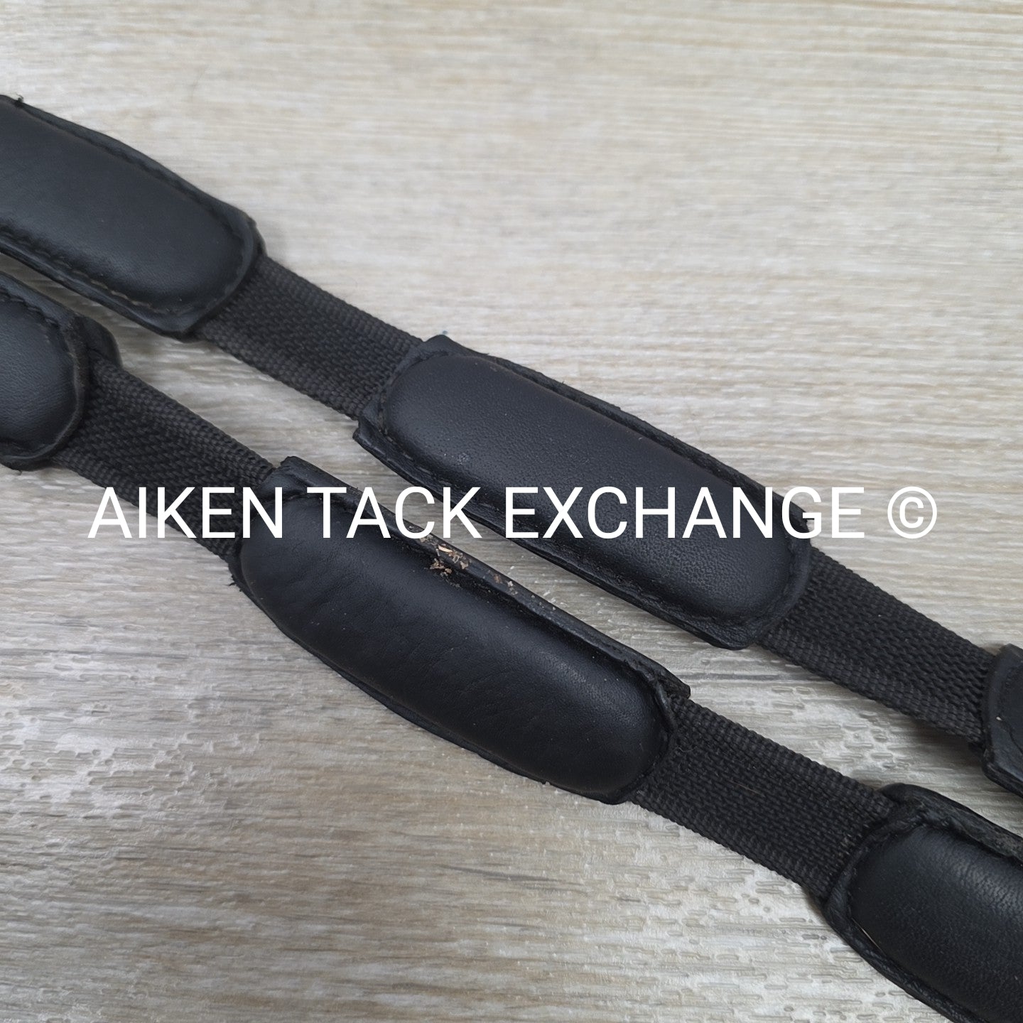 Correct Connect Intermittent Padded Reins, Black, 55"