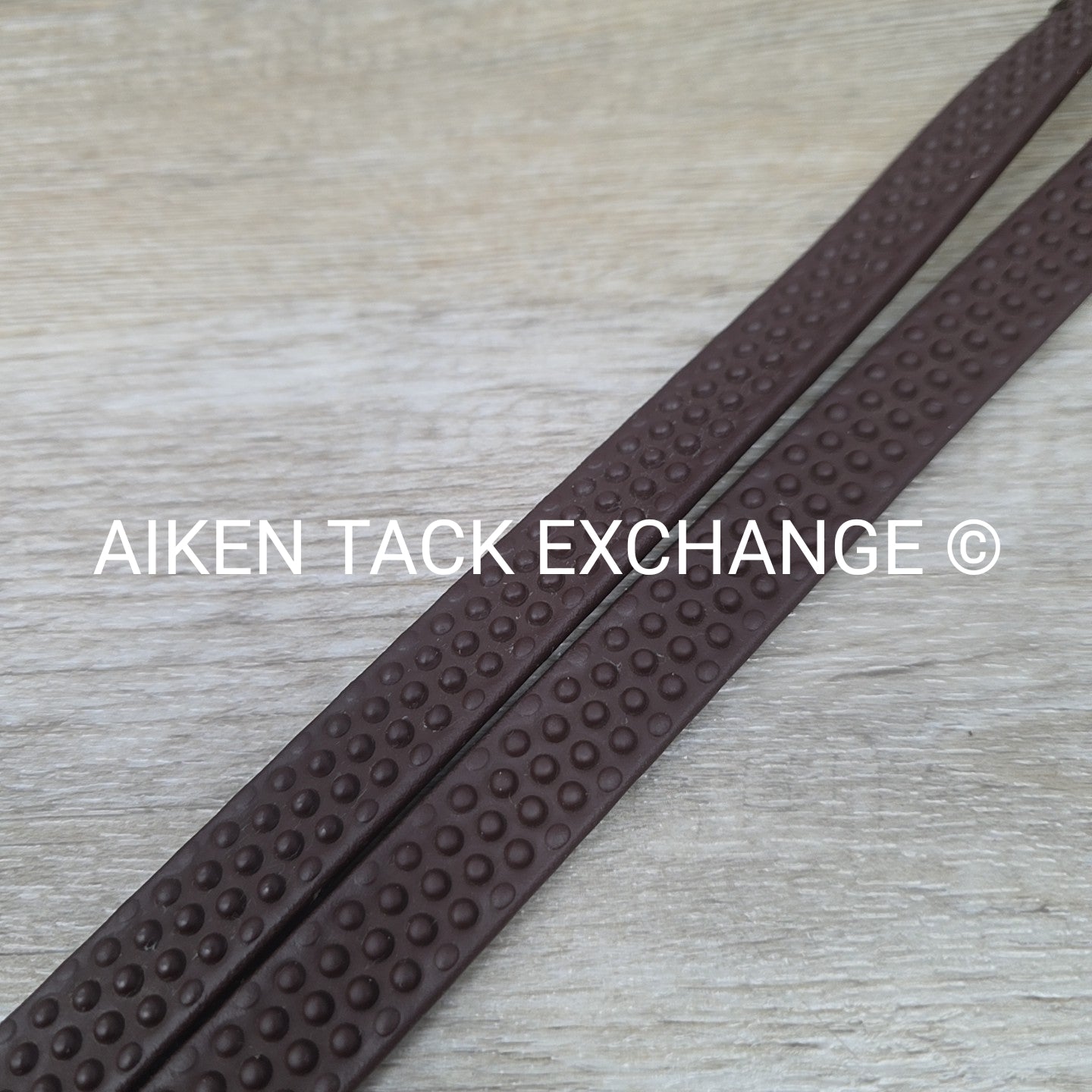 Nunn Finer Rubber Reins, Brown, 60"