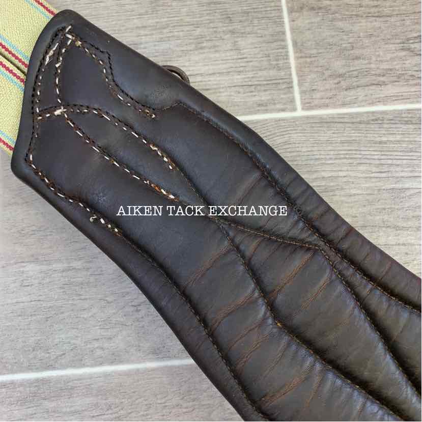 CWD Belly Guard Stud Girth with Double End Elastic, Brown, 48"