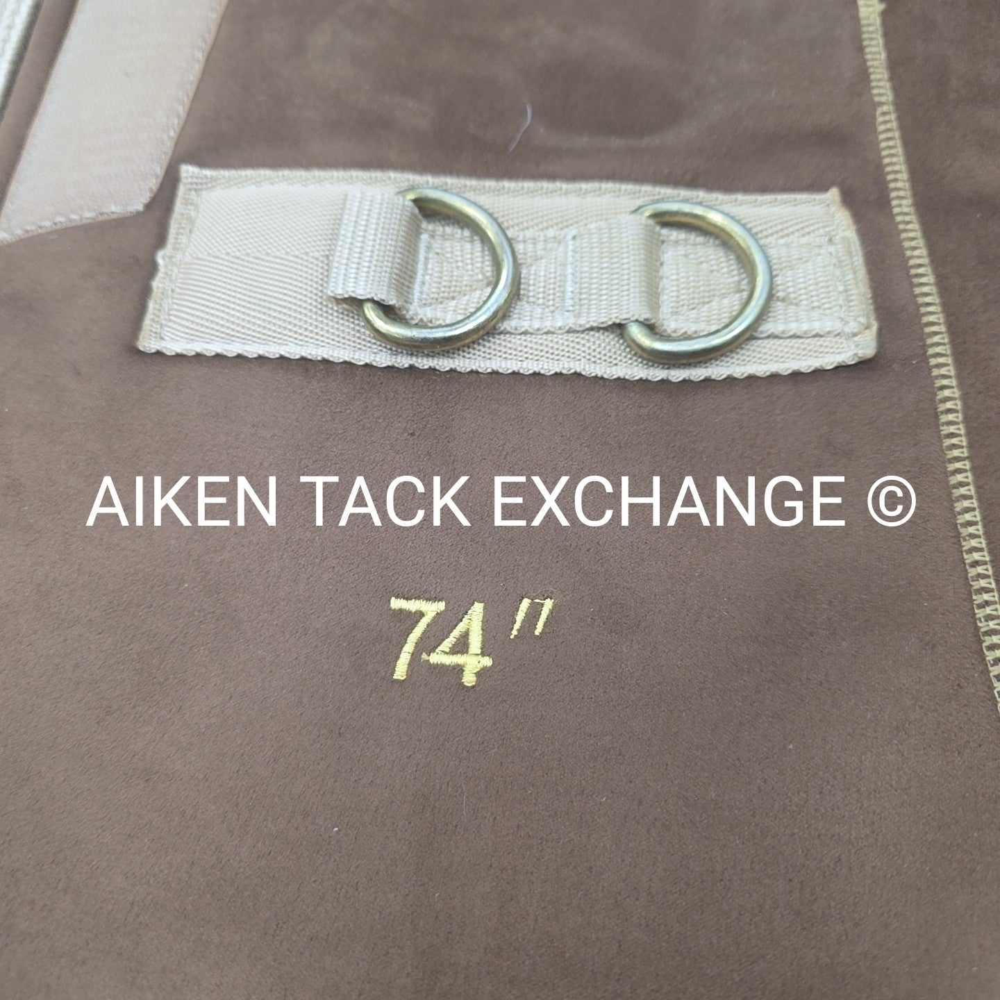 Fenwick Equestrian EquSuede Performance Cooler, Mocha, 74"