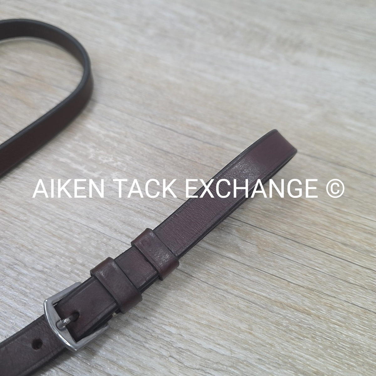 Plain Flat Standing Martingale, Brown, Size Full