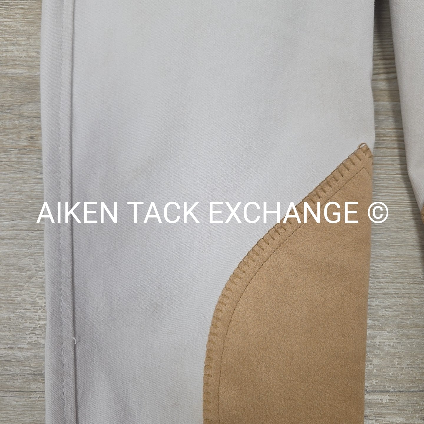 Santio Stella Euroseat Knee Patch Breeches, Beige, Size 26 R