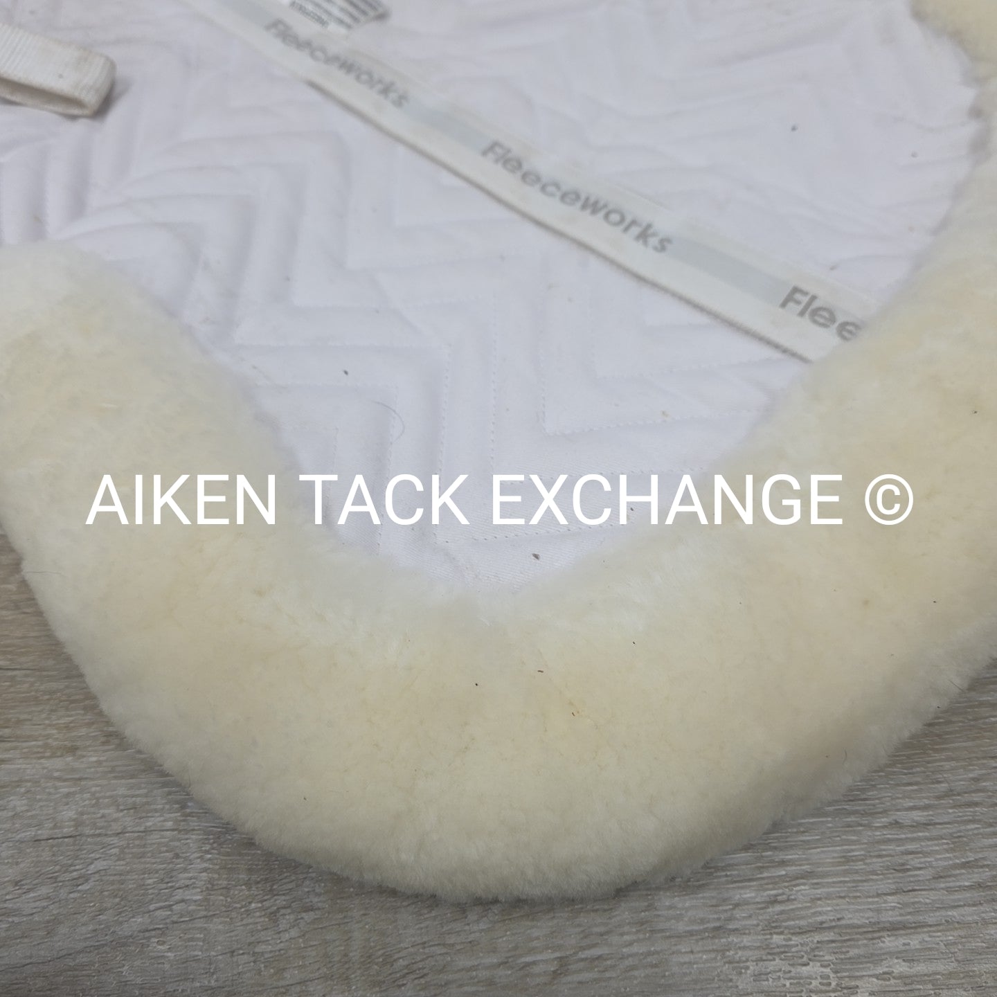 Fleeceworks Perfect Balance Rolled Edge Sheepskin Half Pad with Front Shims, Siz