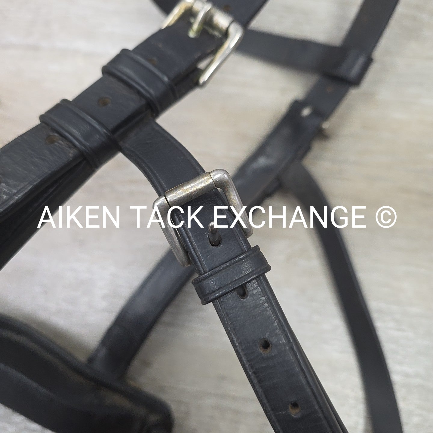 \Leather Lunging Cavesson, Black, Size Full