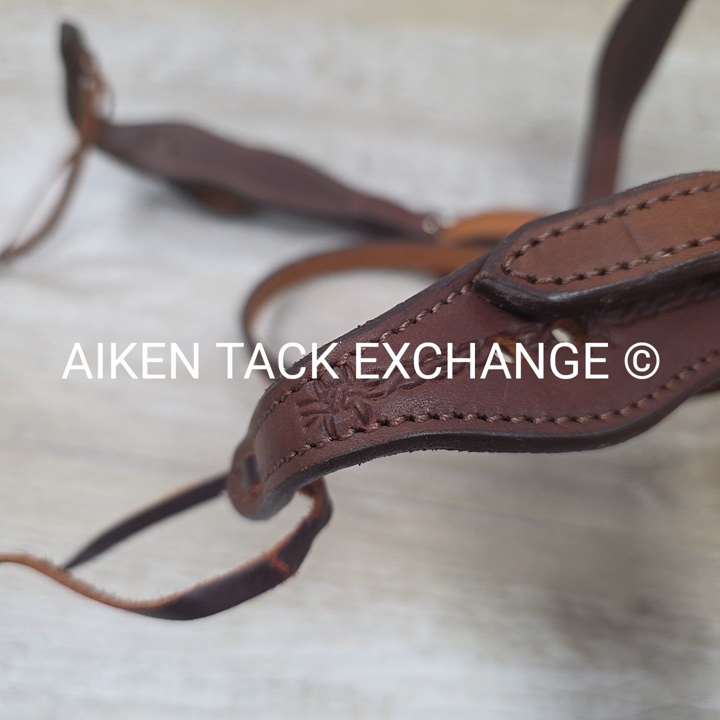 Browband Western Head Stall, Brown, Size Pony