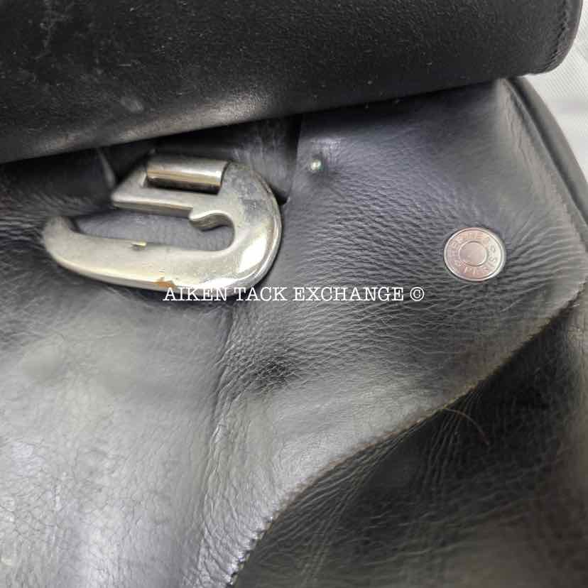 **SOLD** Hermes Corlandus Monoflap Dressage Saddle, 17.5" Seat, Medium Wide Tree, Foam Panels