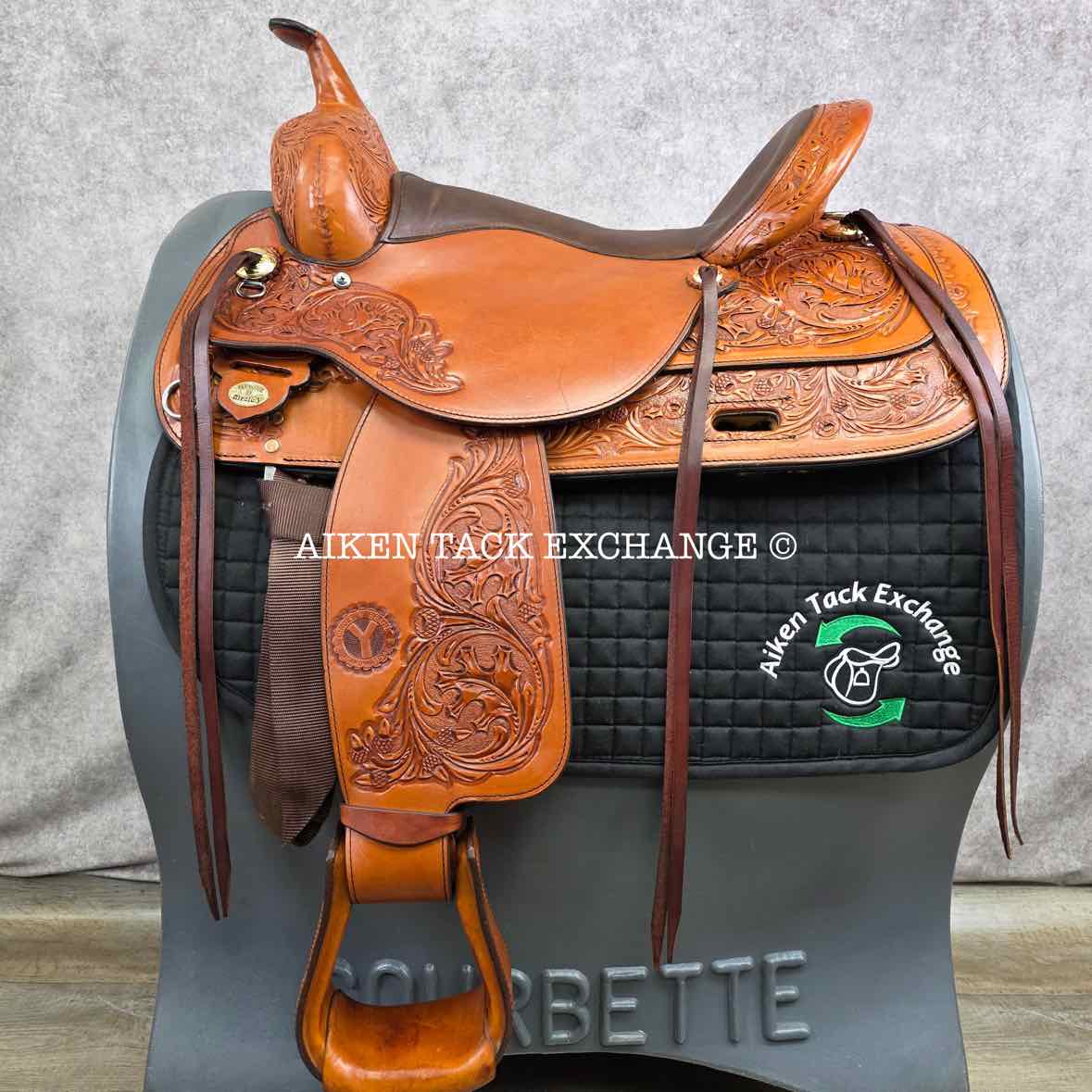 **SOLD** 2005 Circle Y 1553 Flex-Lite Park & Trail Western Saddle, 16" Seat, Regular Flex Lite Tree - Semi QH Bars
