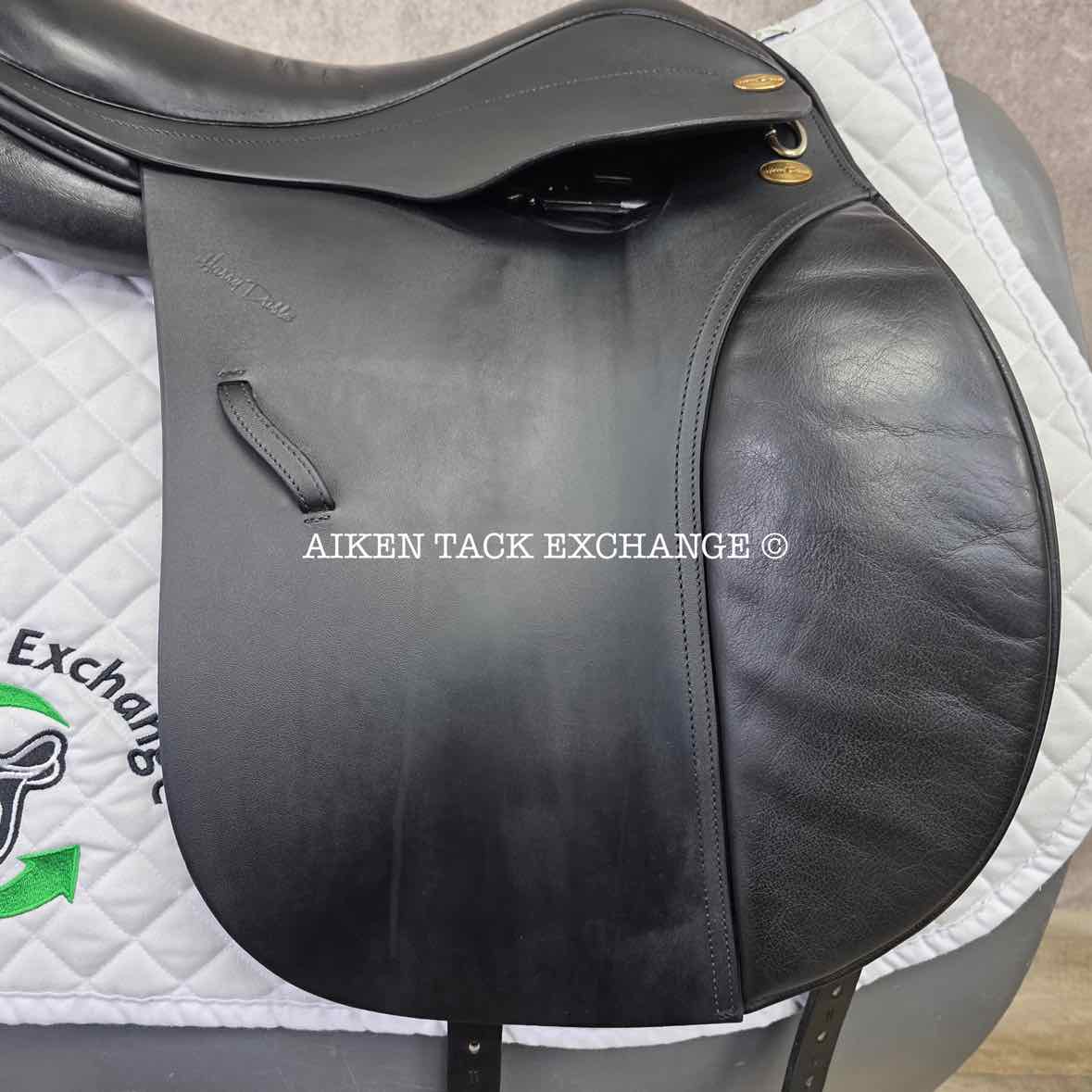 Harry Dabbs All Purpose Saddle, 17.5" Seat, XX-Wide Hoop Tree, Wool Flocked Panels