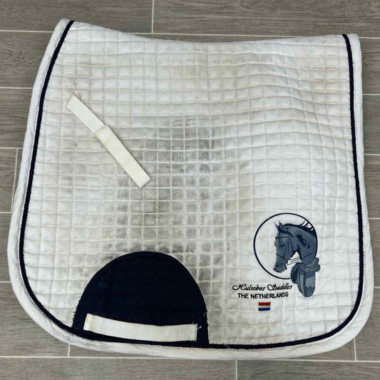 Hulsebos Dressage Saddle Pad, White