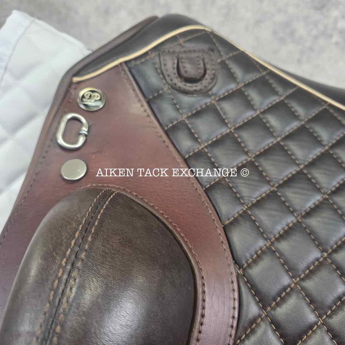 DP 3220DL Bolero Deluxe Dressage Saddle, 18" Seat, Ultra-Flex Tree - Adjustable Gullet, Wool Flocked Panels