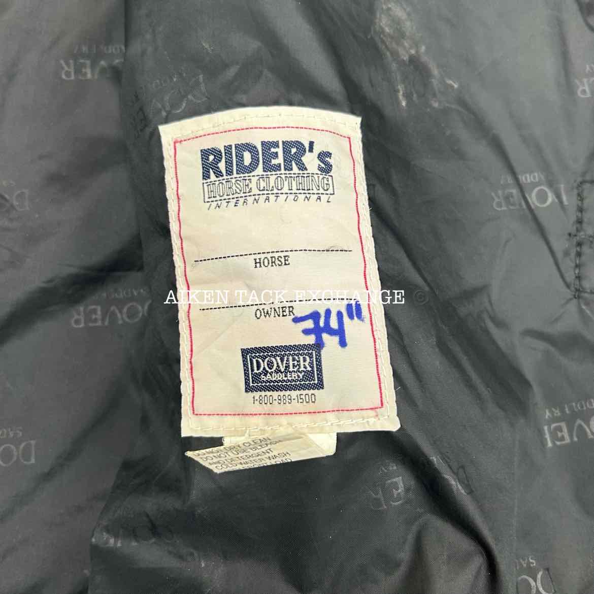 Riders International by Dover Saddlery 0g No Fill Turnout Sheet 74"