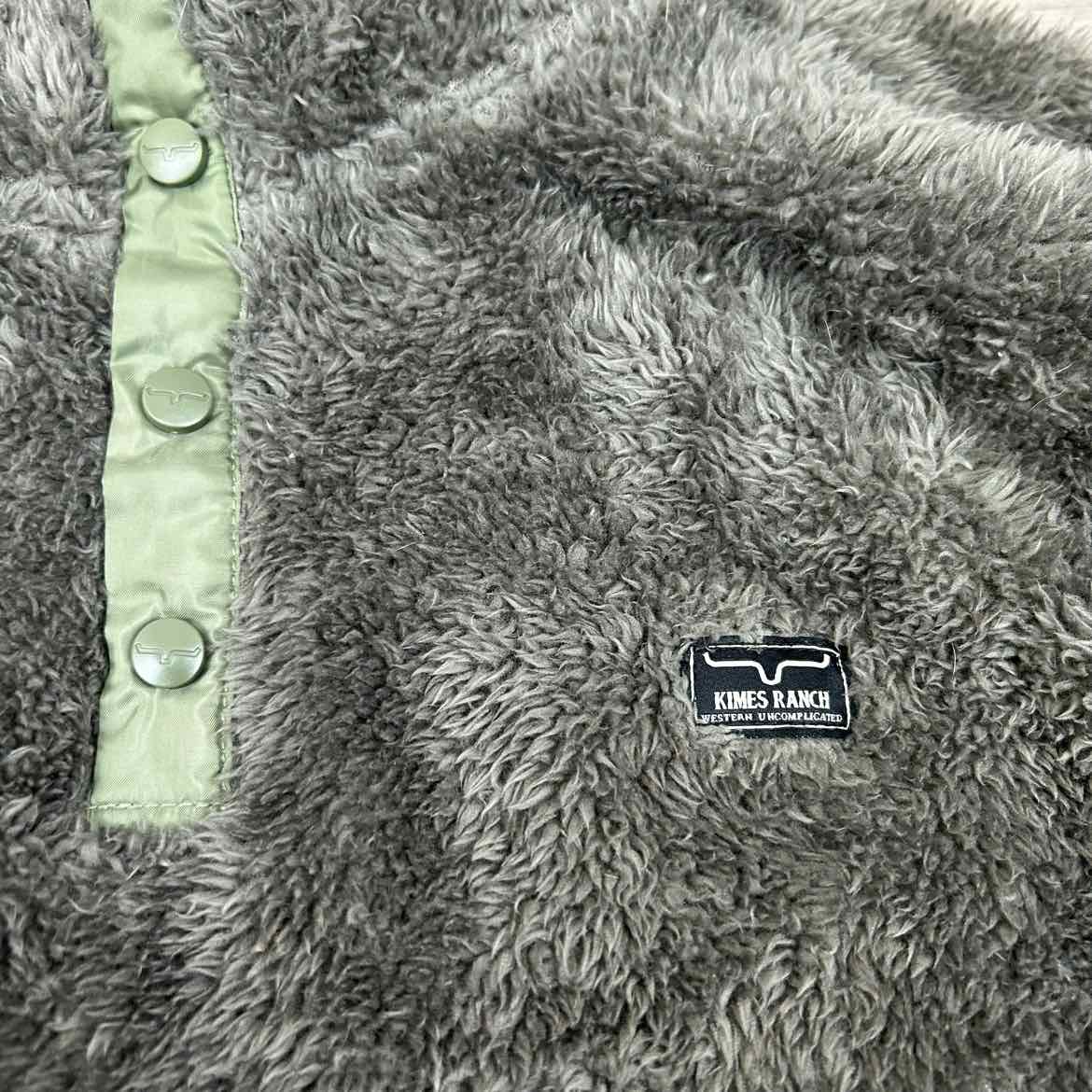 Kimes Ranch Sherpa Pull Over Jacket, Size X-Large