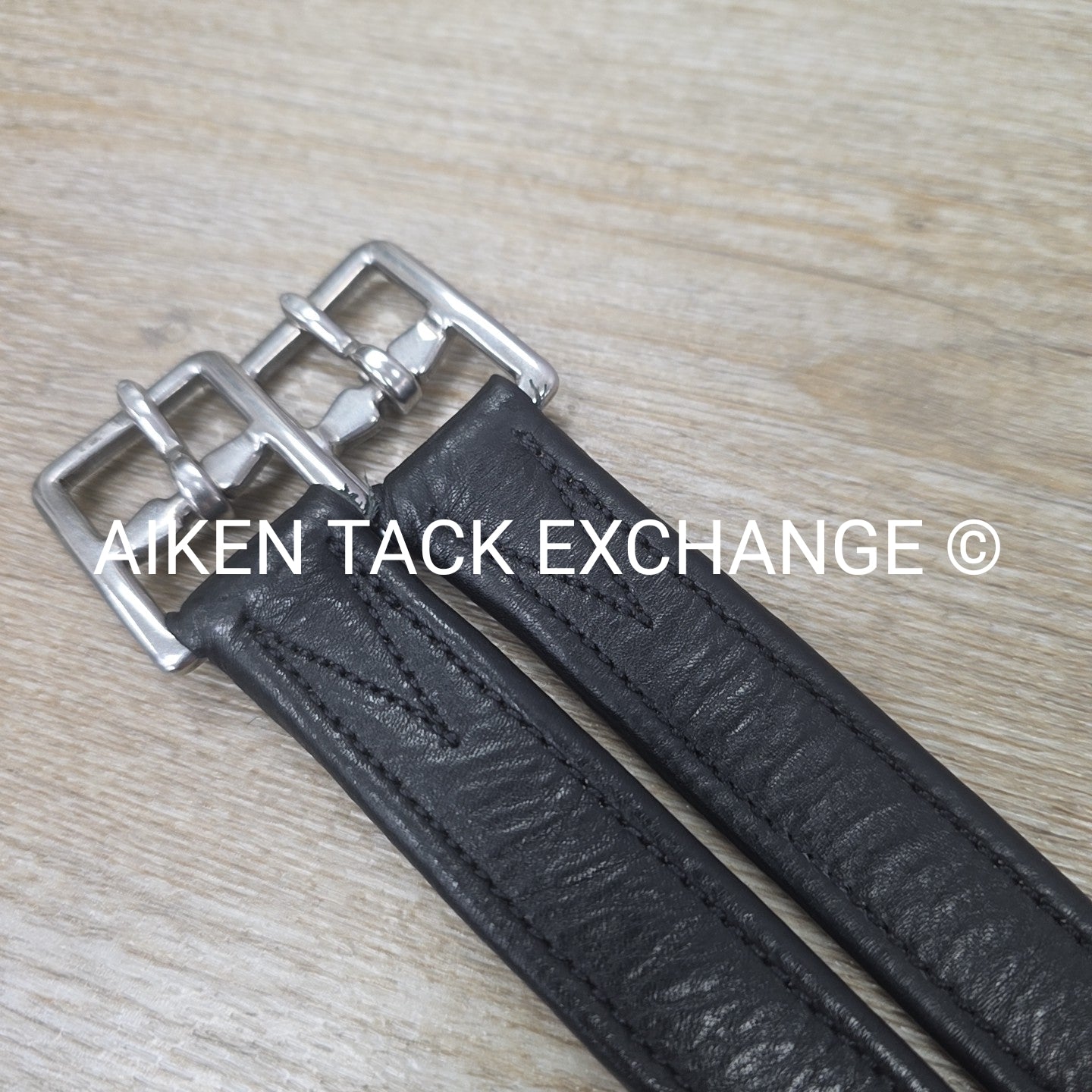 Passier Nylon Lined Stirrup Leathers, Black, 63"