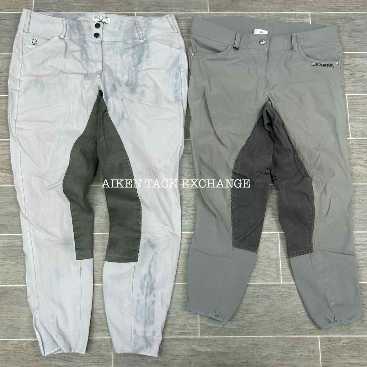 BARGAIN BUNDLE: 2 Pairs of Full Seat Breeches - Size 34R