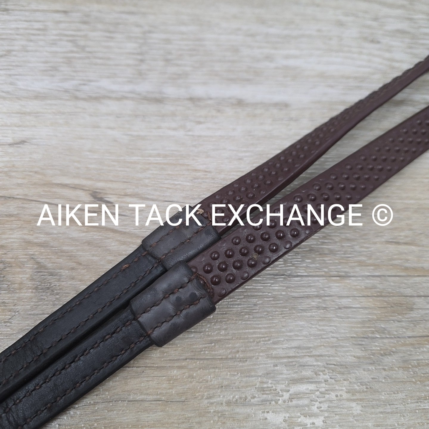 BARGAIN BUNDLE: 2 Pair Nunn Finer Super Grip Soft Grip Reins, Black & Brown, 58"