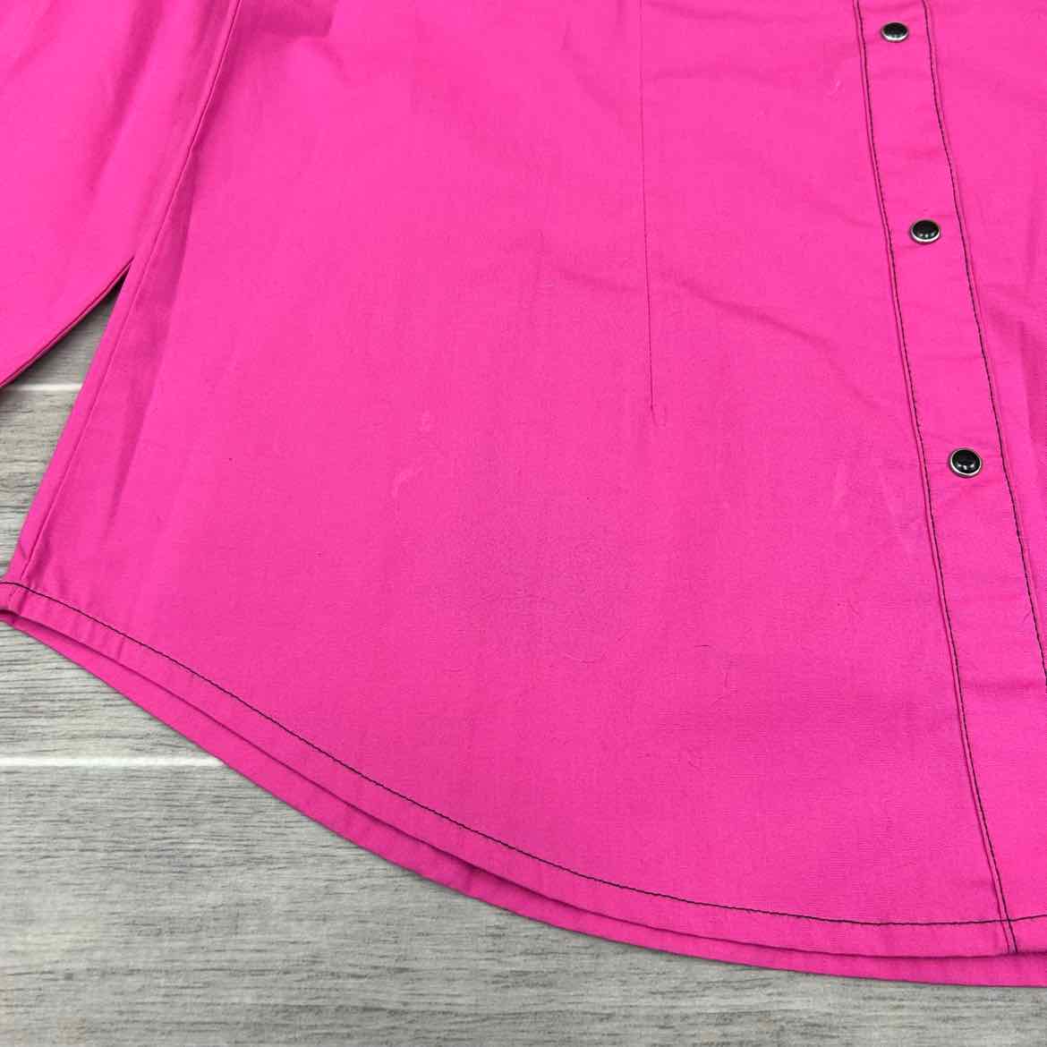 Wrangler Long Sleeve Snap Top, Size Large
