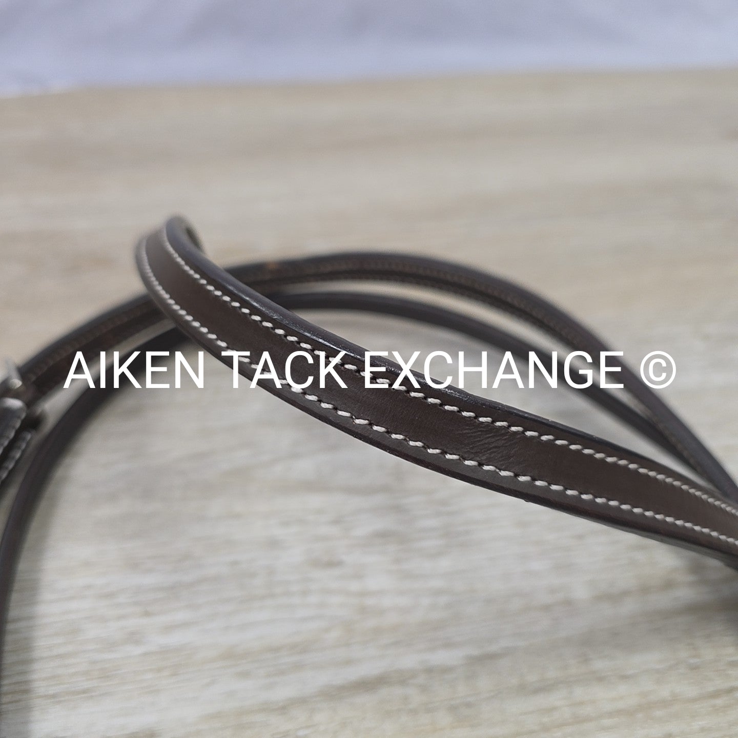 TuffRider Western Headstall with Latigo Bit Ties, Brown, Size Full/Horse