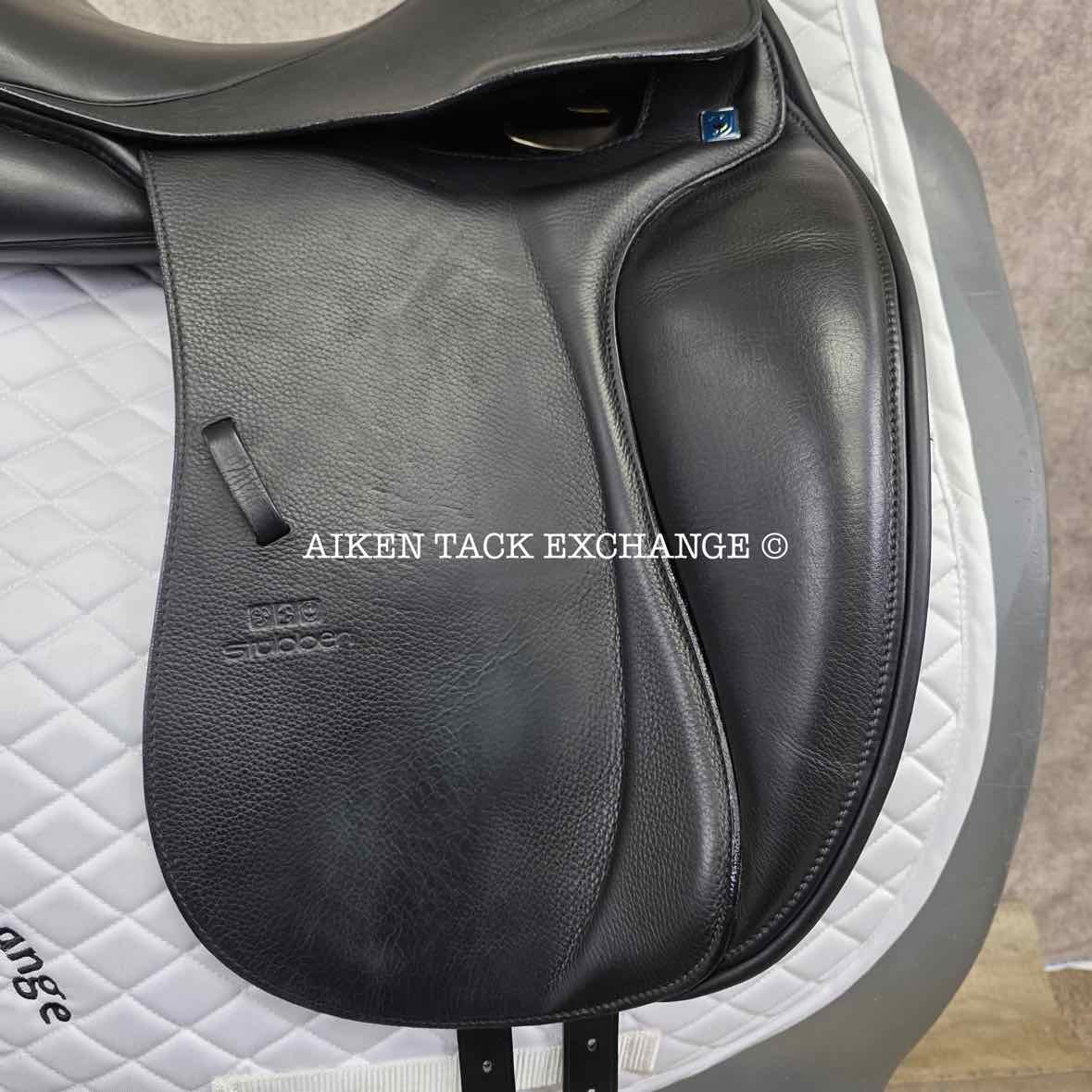 2022 Stubben Aramis II GP Dressage Saddle, 17.5" Seat, 28cm Tree - Medium, Wool Flocked Panels