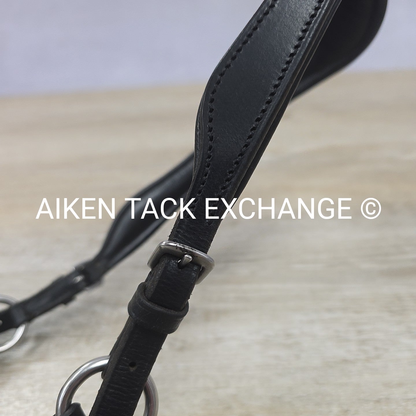 Bitless Bridle, No Browband, No Reins, Black, Size Full