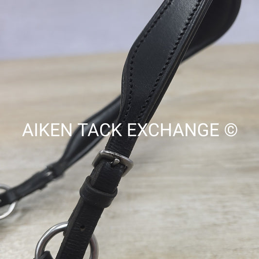 Bitless Bridle, No Browband, No Reins, Black, Size Full