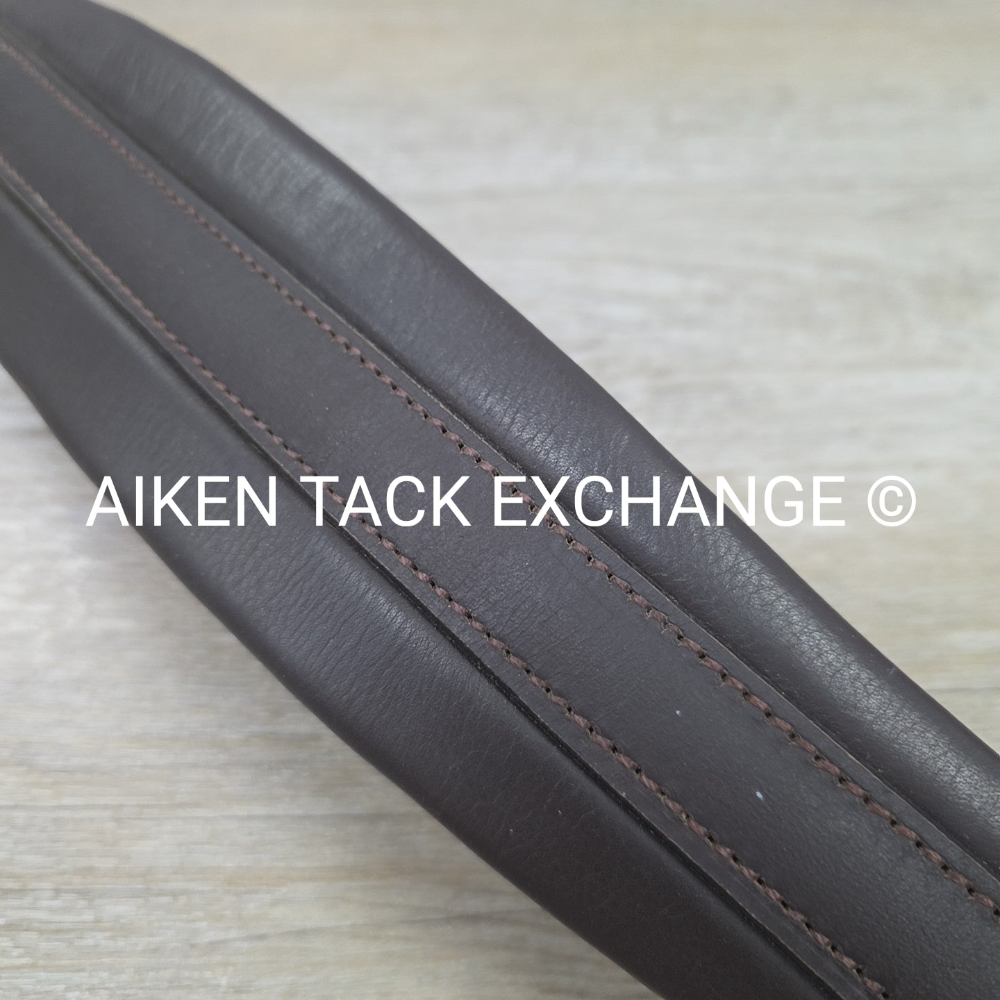Leather Double End Elastic Equalizer Girth, Brown, 48"