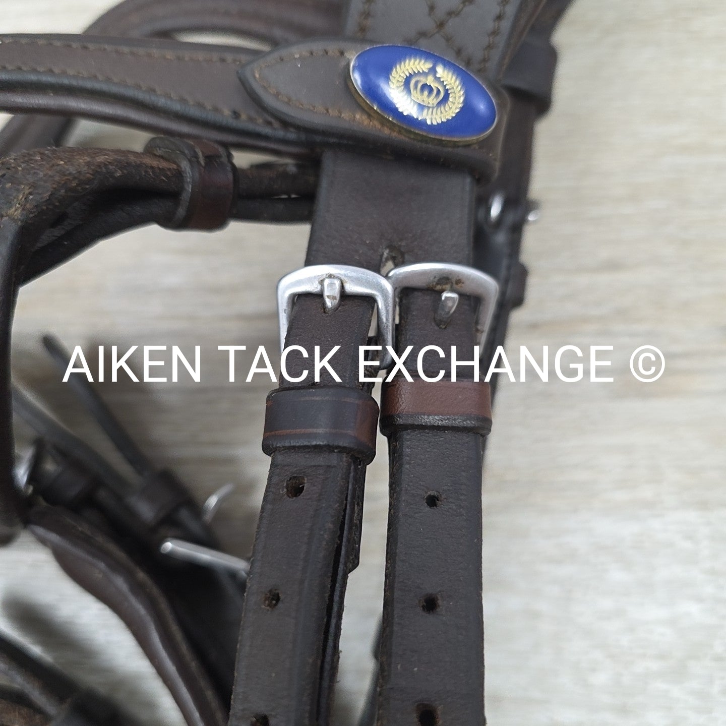 PS of Sweden Jump Off Anatomic Bridle, No Reins, Brown, Size Full