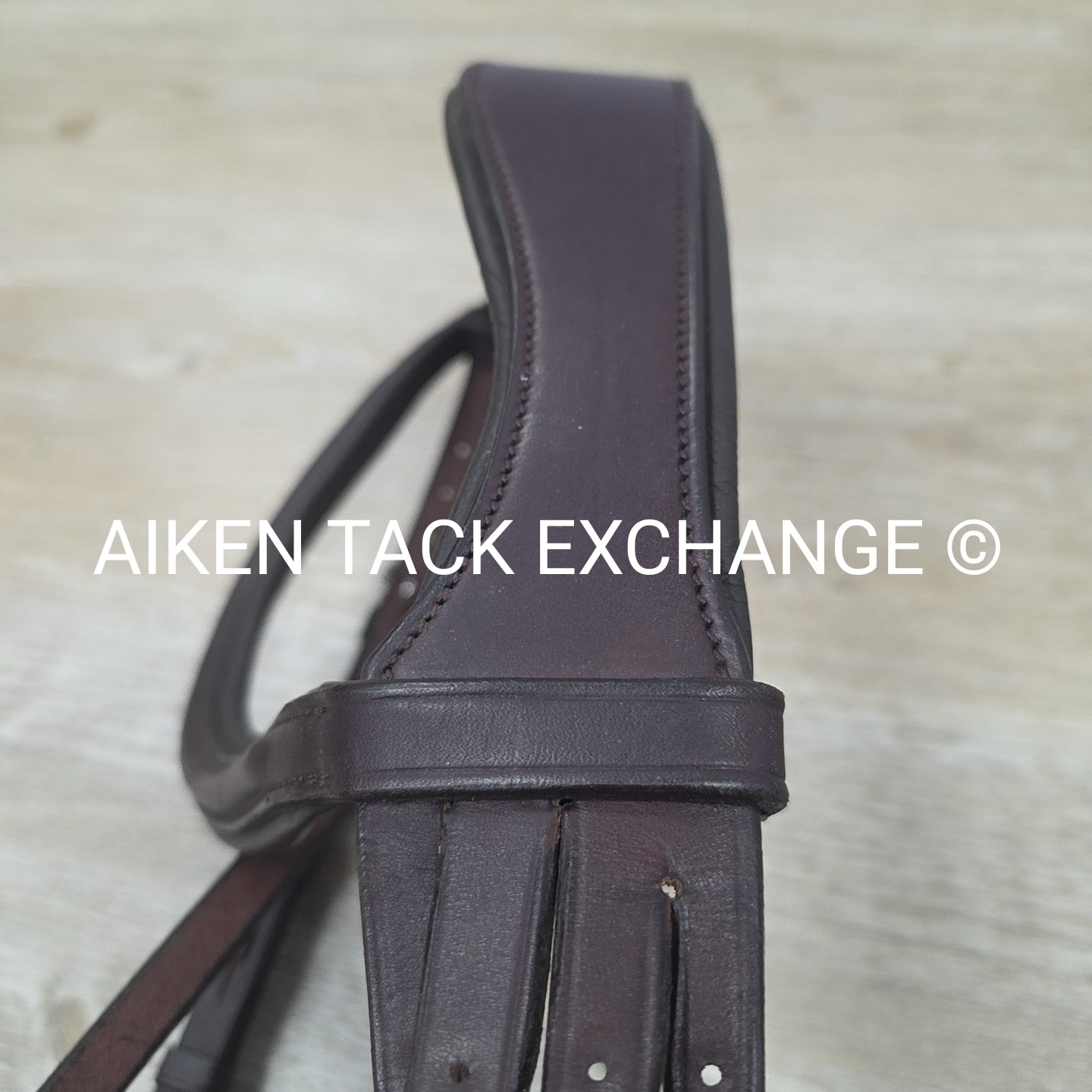 Excelle Monocrown Double Weymouth Bridle with Both Reins, Brown, Size Cob