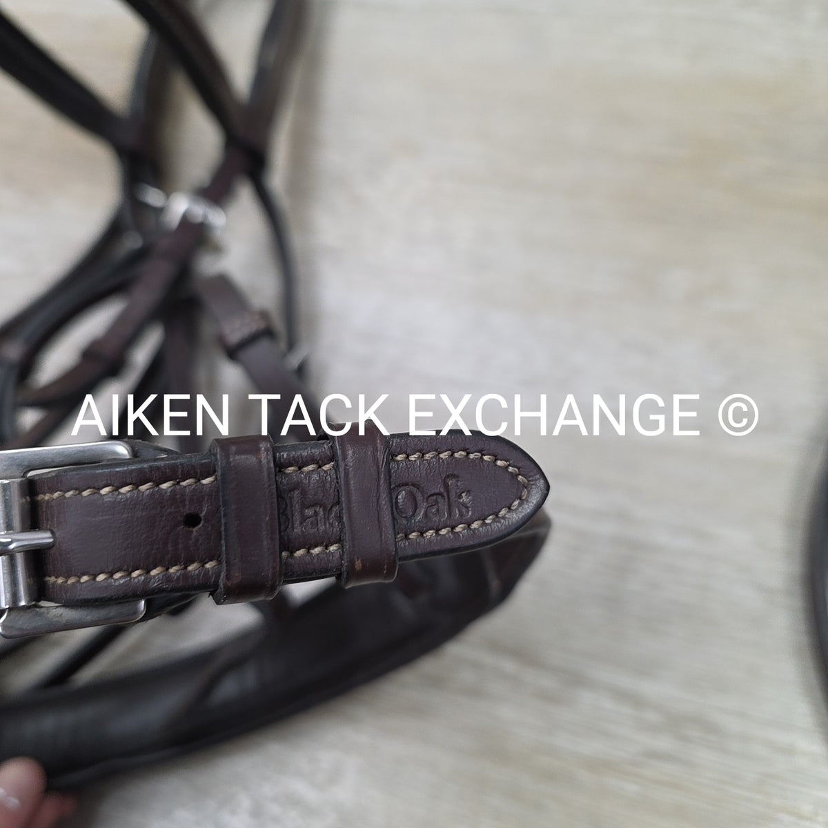 KL Select Black Oak Tupelo Bridle with Matching Laced Reins, Brown, Size Full