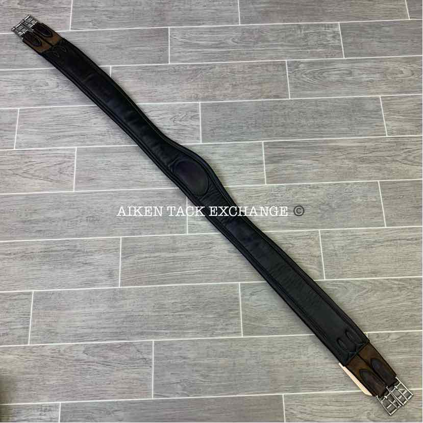 Albion AP / Jump Shaped Padded Leather Girth, Brown, 56"