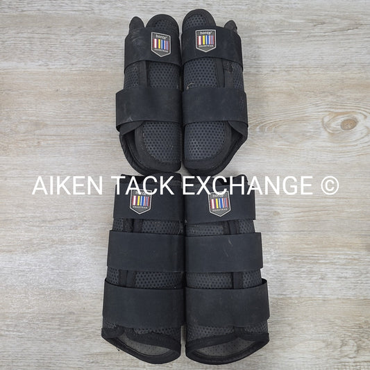 BARGAIN BUNDLE: Horze Impact Flexi Horse Boots, Medium & Large, Set of 4