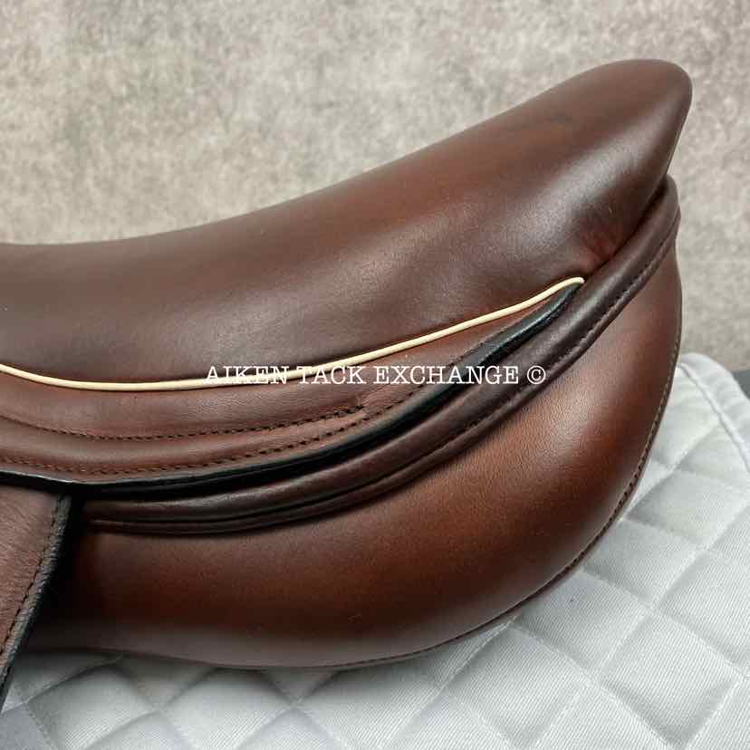 2021 MaxFlex Healthy Horse All Purpose Jump Saddle, 17.5" Seat, Wide Tree, Wool Flocked Panels