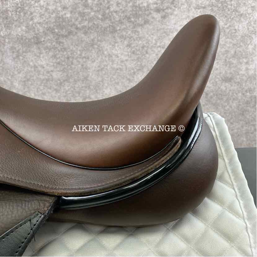 2020 Custom Saddlery Wolfgang Solo MKII Monoflap Dressage Saddle, 18" Seat, Adjustable Tree, Wool Flocked Panels