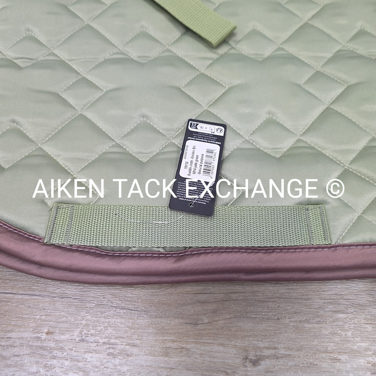 HKM Golden Bit All Purpose Saddle Pad & Ear Bonnet Set, Size Full