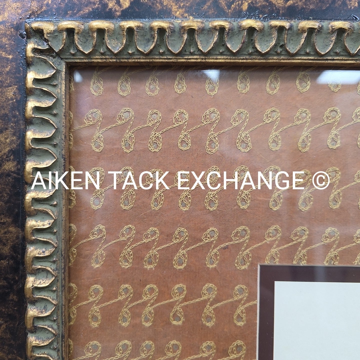 PL. 39 Le Petit Corporal, Embroidered, Matted, Framed, 31" x 27"