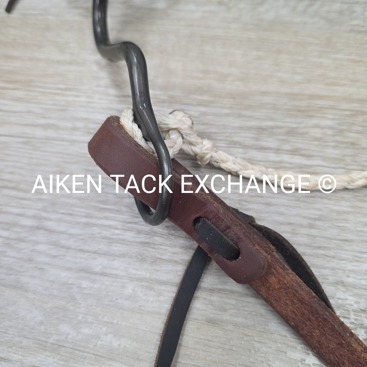 Dutton One Ear Head Stall with Matching Split Reins & Dutton Smooth Broken Port
