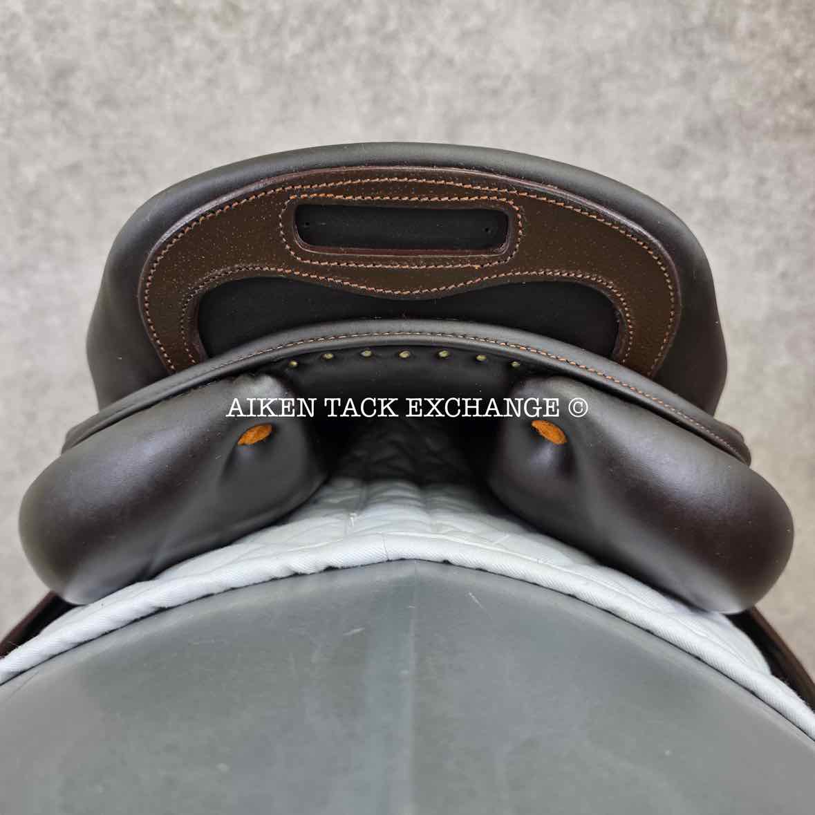 **SOLD** 2014 Bruno Delgrange Virtuose Jump Saddle, 17.5" Seat, 5X Flap, Medium Tree, Foam Panels