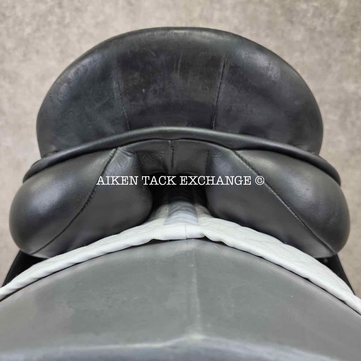 2008 Custom Saddlery Steffen's Advantage Dressage Saddle, 18" Seat, Adjustable Tree, Wool Flocked Panels
