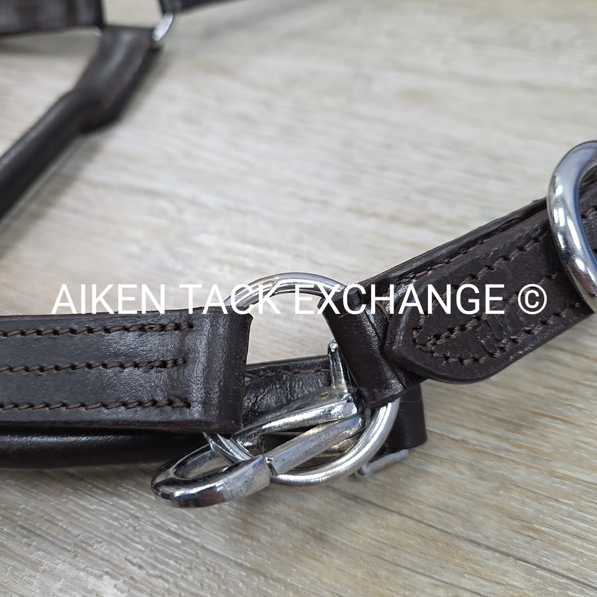 Leather Halter, Brown, Size Full